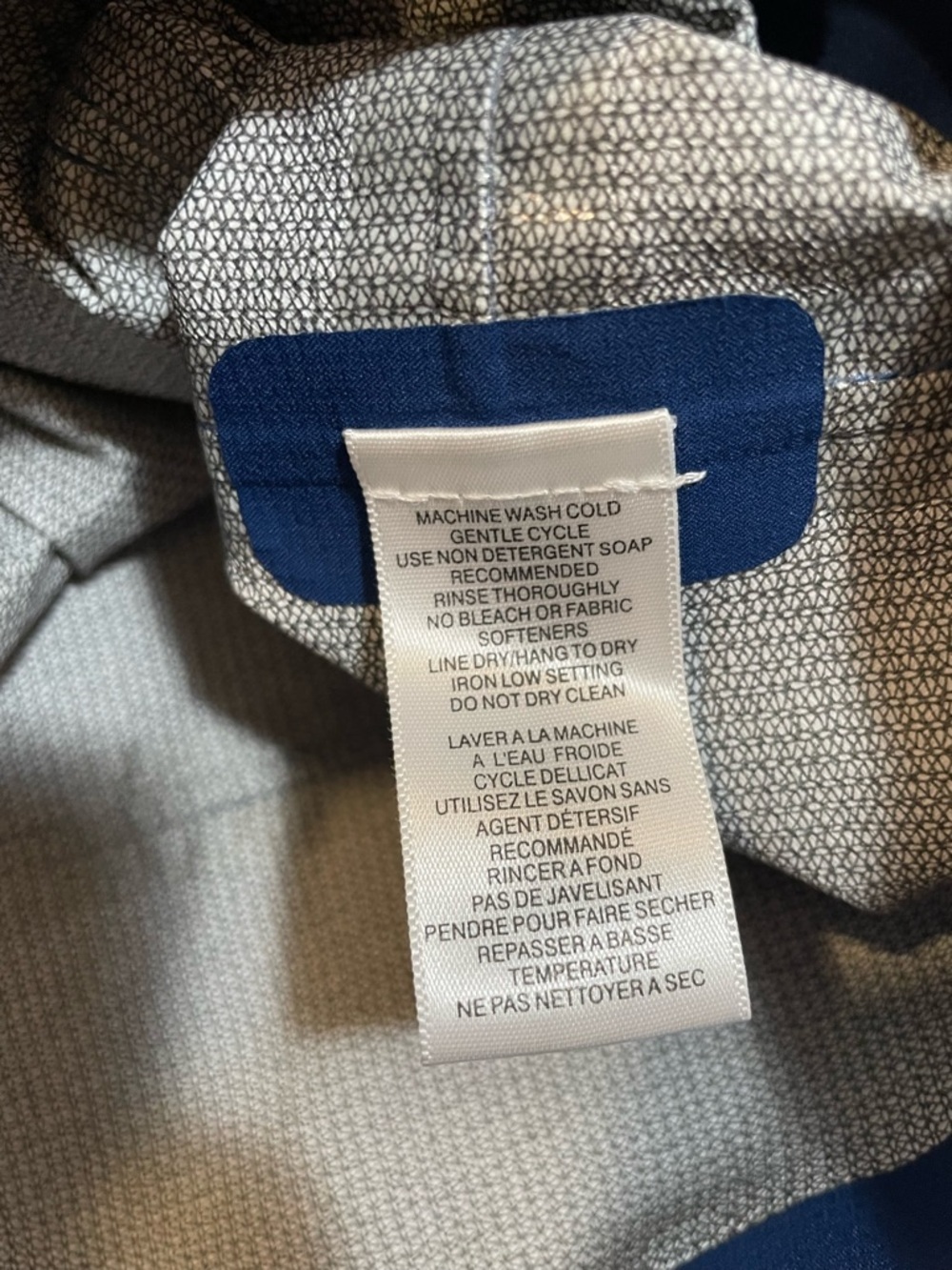 ExOfficio Rain Logic Hooded Jacket Mens XL Blue Waterproof Breathable Outdoors - Picture 10 of 13